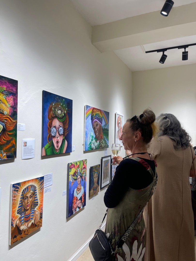 Various artworks from the exhibition